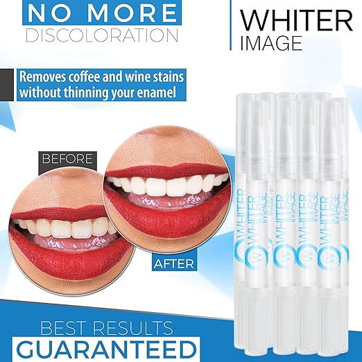Mini Togo Teeth Whitening Pen 10 Pack, Erases Teeth Stains and Strengthens Enamel, Restorative Serum Gel That Reverses Enamel Damage from Bleaching On The Go for Up to 150 Applications
