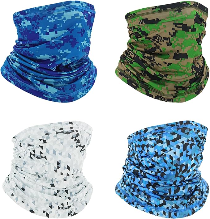 Neck Gaiter Face Mask,Sun Cooling Scarf,Balaclava Bandana Cover for Men Women