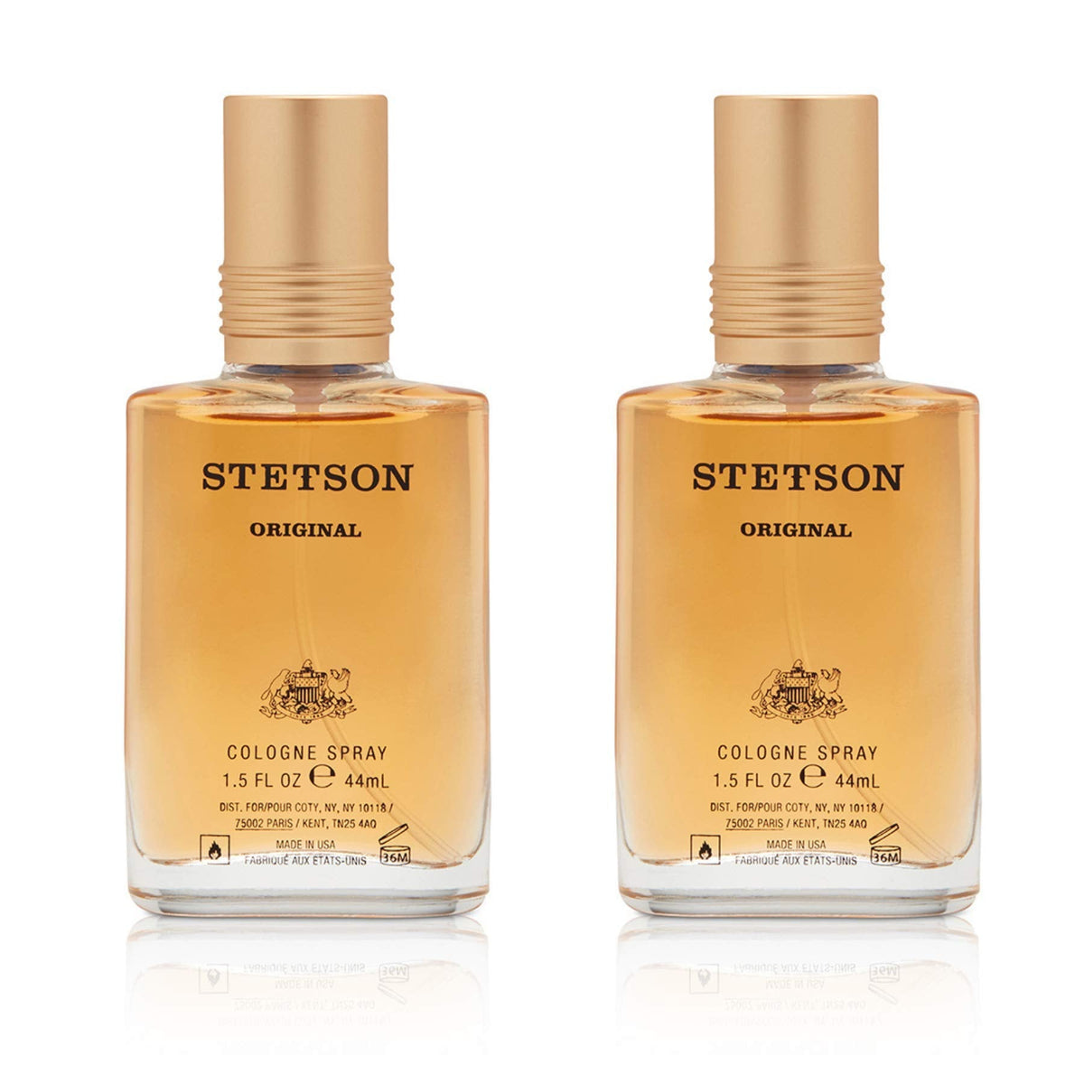 Stetson Original Eau De Cologne Spray 44Ml, Pack Of 2, 1.5 Fl Oz