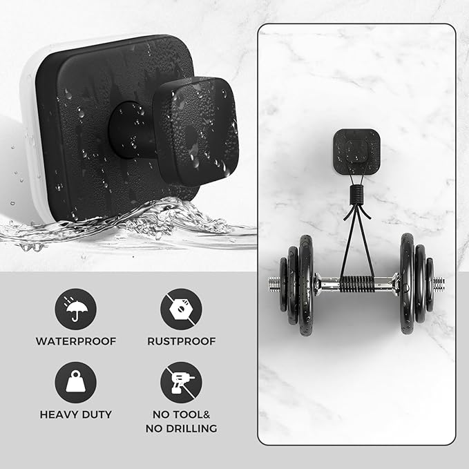 Shower Hooks for Inside Shower,Reusable Suction Cup Hooks for Glass Window,Mirror,Removable Towel Hooks for Bathroom,4 Pack(Black)