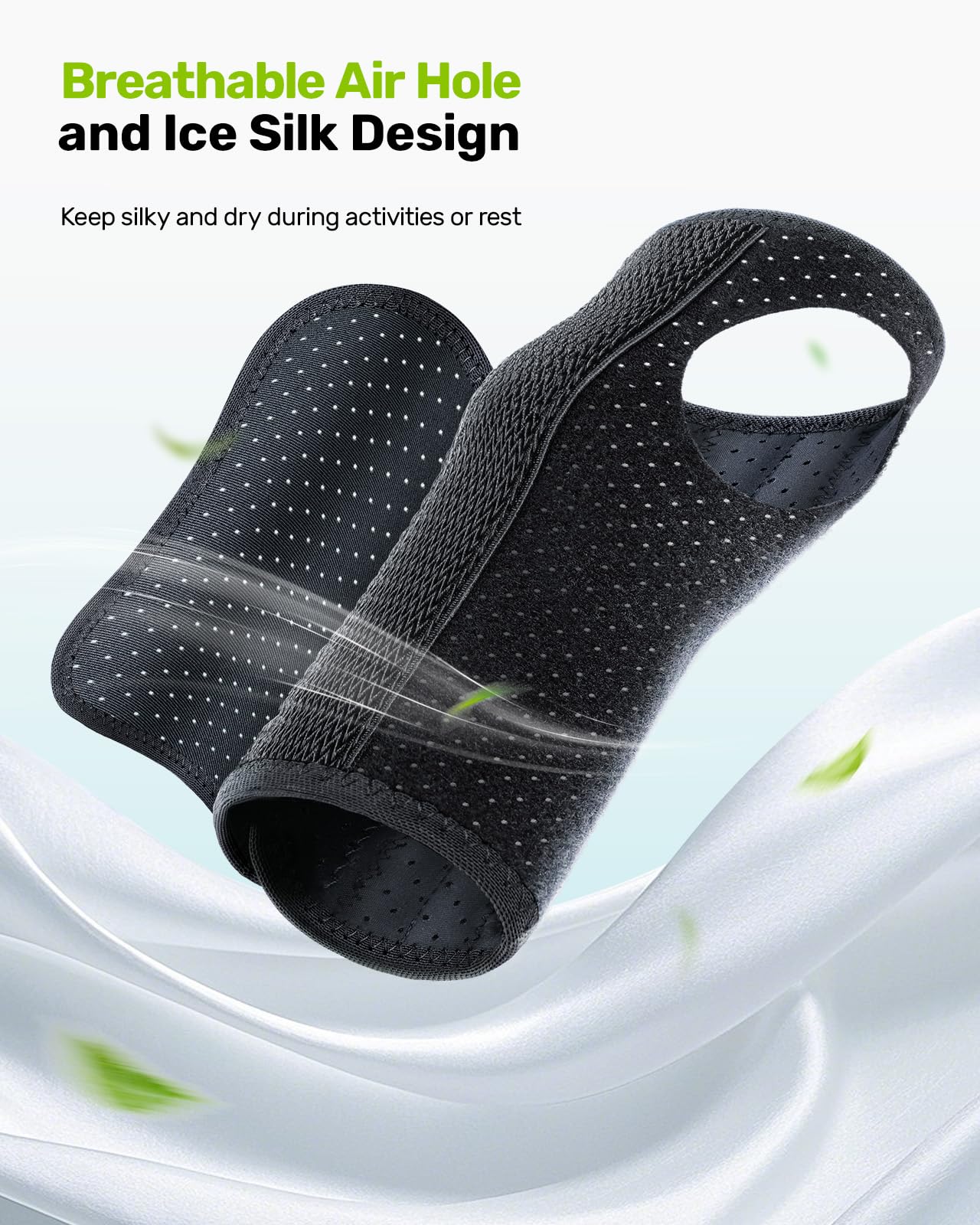 Rakiie 2 Pack Carpal Tunnel Wrist Braces, Adjustable Night Wrist Support with 3 Metal Splints, Hand Stabilizer for Men Women No Pressure on Thumb, Right and Left Hand (Purple, M)