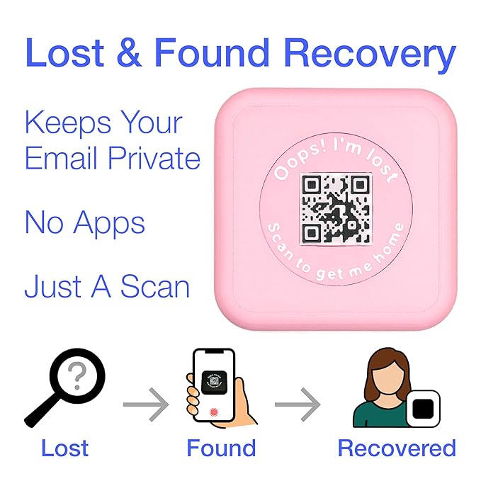 Kasse Invisalign Case by nCase | Modern Aligner & Retainer Case w/QR Code Recovery | Magnetic Twist Open | 3D Printed in the USA | Secure Travel Design | Includes Invisalign Remover Tool | Soft Pink