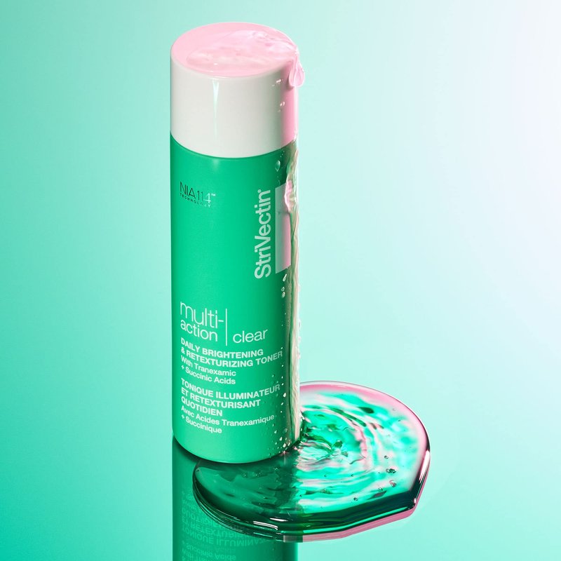 StriVectin Multi Action Clear Daily Brightening & Retexturing Toner for Acne and Blemish Prone Skin for Clearer, Smoothening and Brightening, Less Breakouts and Pimples for Healthy Looking Face