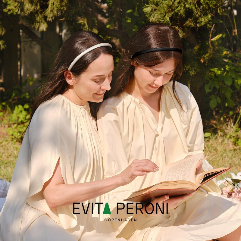 EVITA PERONI Thin Silk Headbands for women Satin Nonslip Comfort Hairband