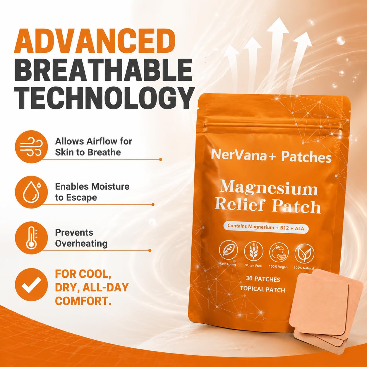 1 PCSNerVana+ Patches for Neuropathy, Nerve Relief Patches, 30 Sticks (1 PCS, Regular)