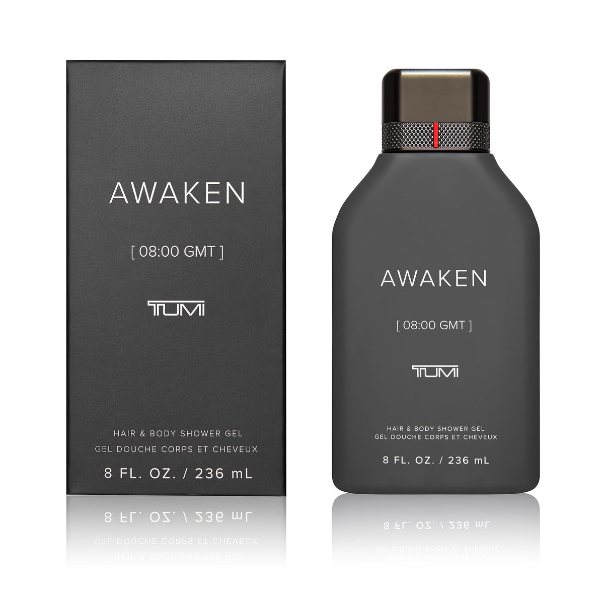 TUMI Awaken [08:00 GMT] 8 fl oz/ 236 mL Hair & Body Shower Gel