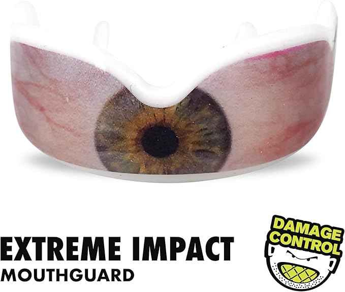 DAMAGE CONTROL Extreme Impact Mouth Guard – Sports Mouthguard for Boxing, MMA, BJJ, Hockey, Rugby, Lacrosse, & More – Mouthpiece for Teeth & Jaw Protection, for Youth & Adults (Youth, ICU)