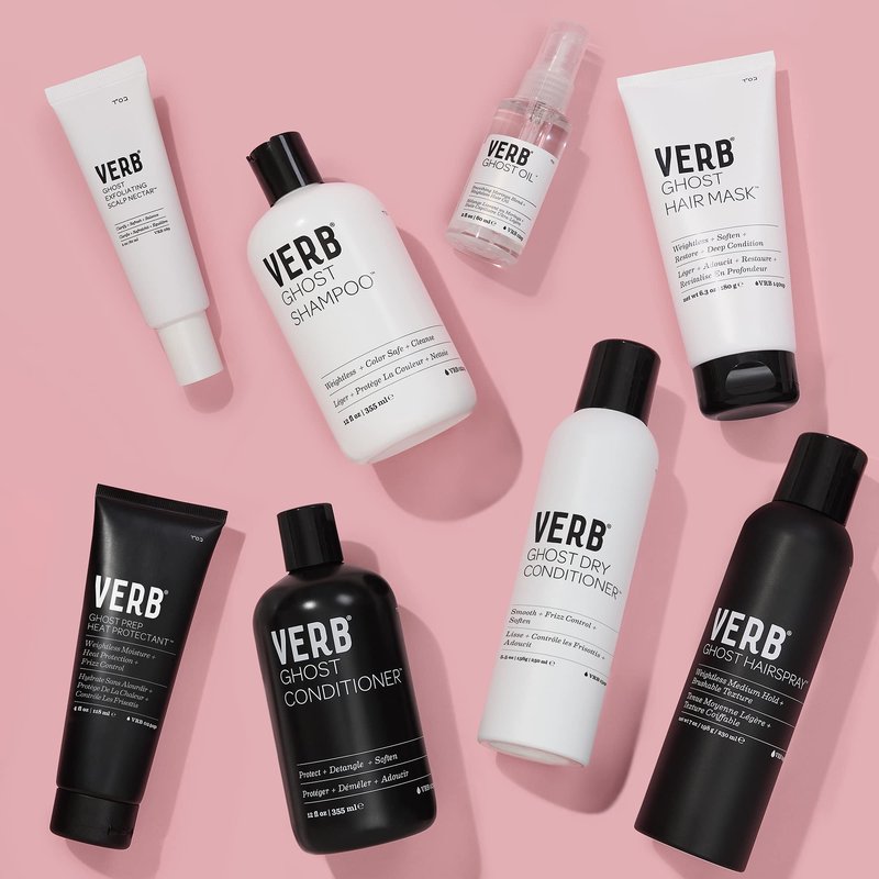 VERB Ghost Conditioner, 2.3 fl oz - 2pk- Infused with Moringa Oil -Moisturizes Fine and Weighed Down Hair - Vegan, No Parabens or Harmful Sulfates