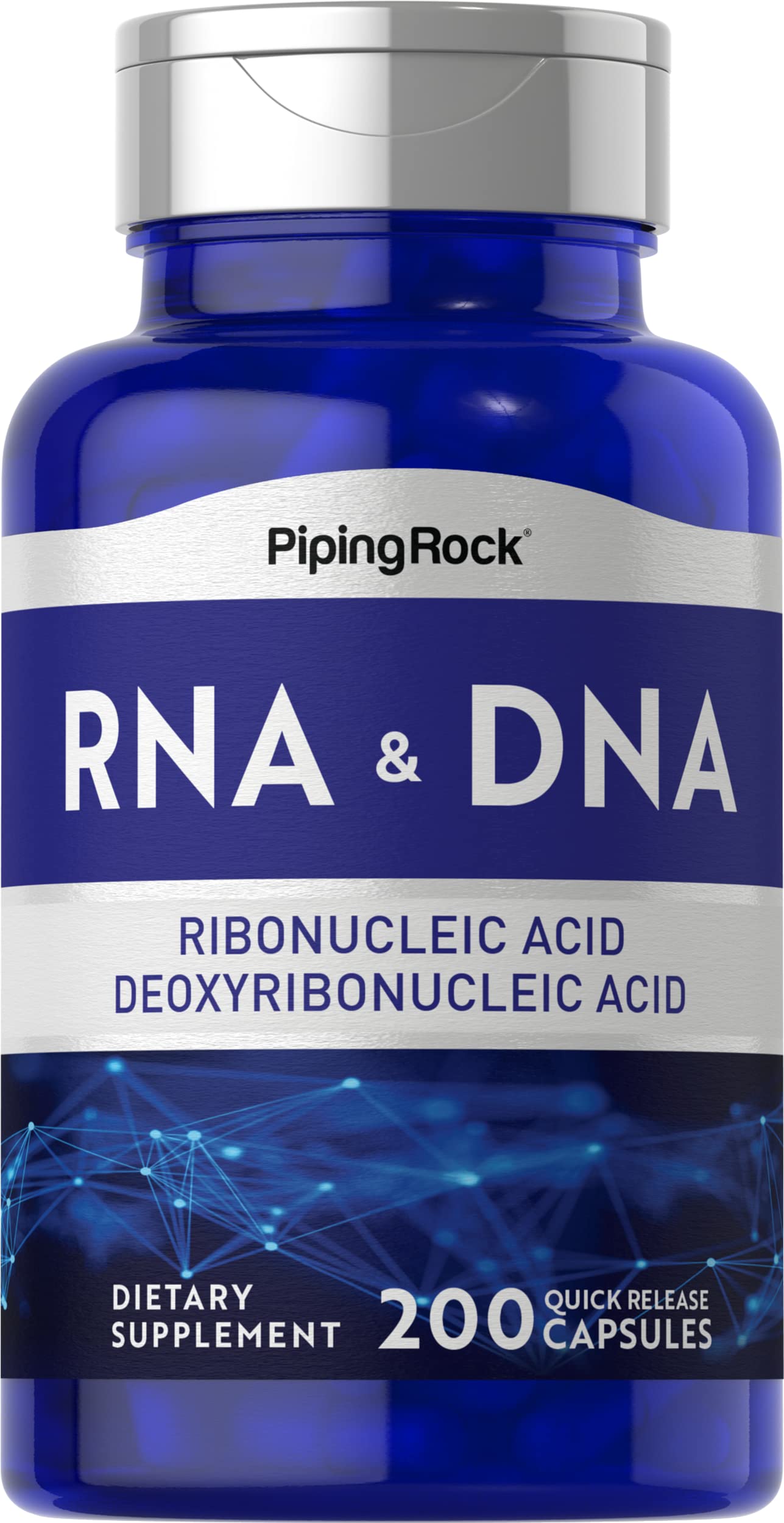 Piping Rock RNA DNA Supplement | 200 Capsules