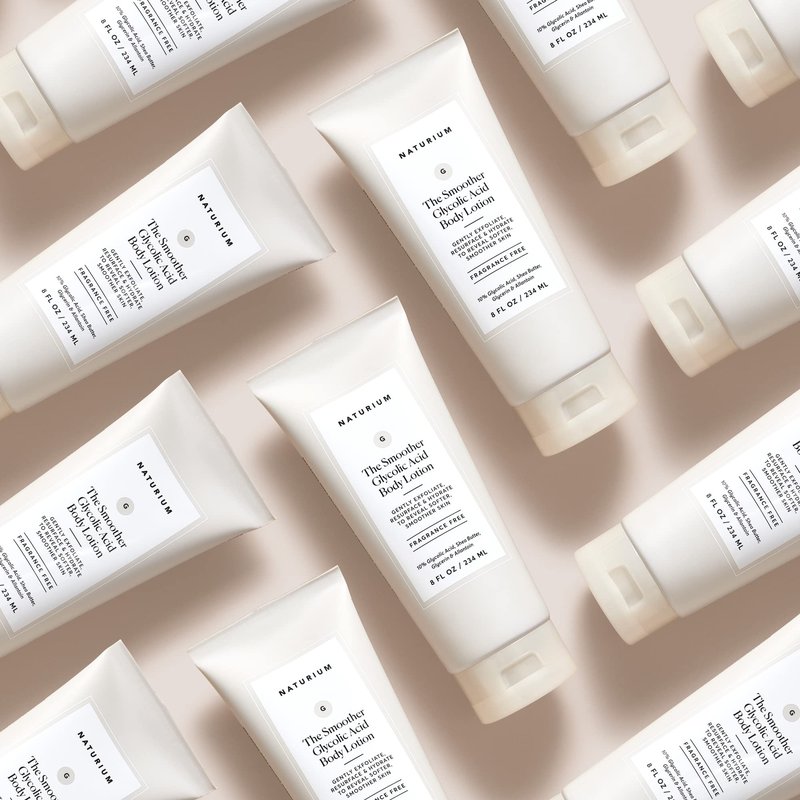 Naturium The Smoother Glycolic Acid Body Lotion, Resurfacing & Exfoliating Treatment, with 10% Glycolic Acid, 8 oz