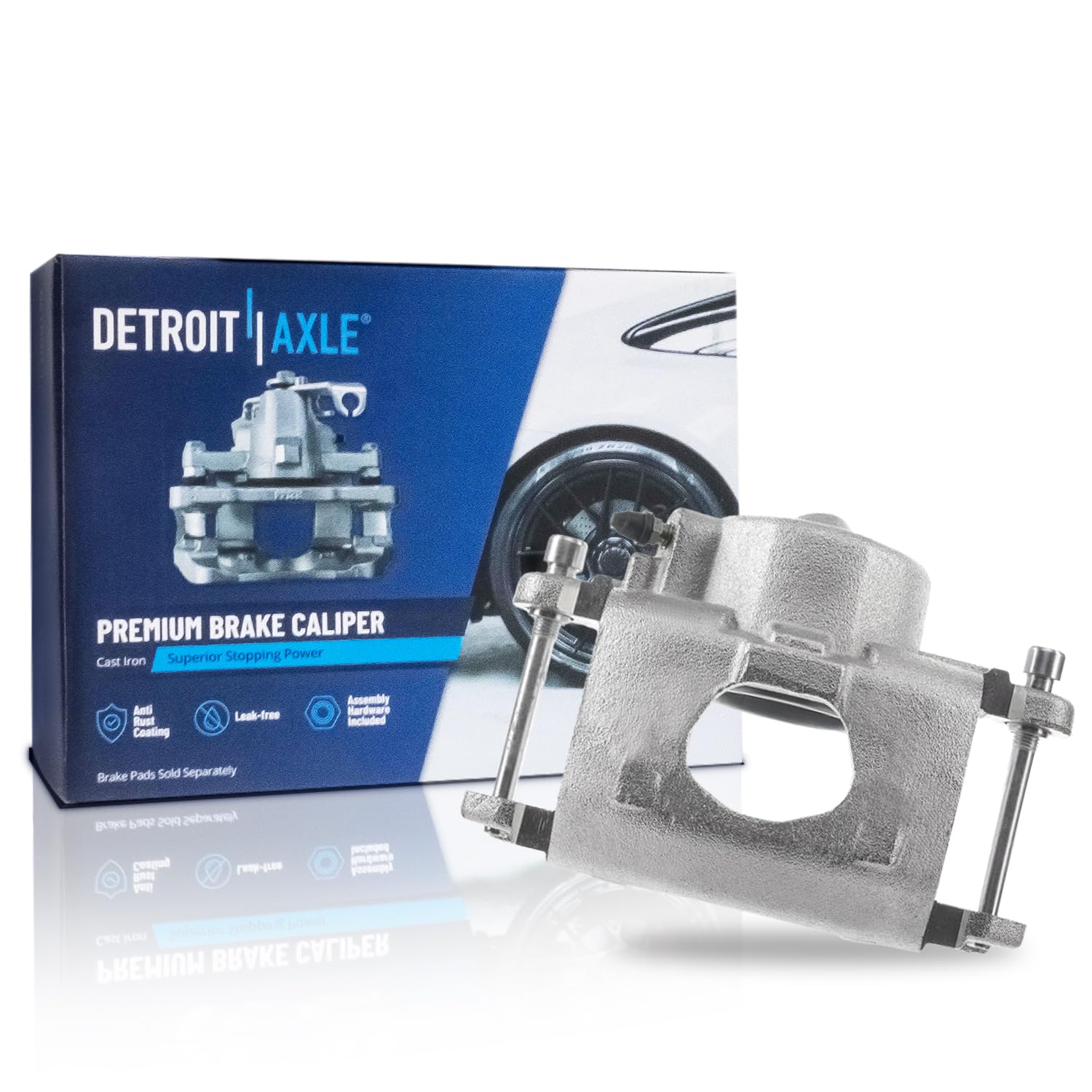 Detroit Axle - Front Left Brake Caliper for Chevy Camaro Impala Astro Pontiac Phoenix GMC C1500 R1500 Safari Buick Roadmaster Le