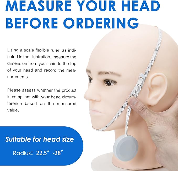 Forzacx Chin Strap for Cpap Users Anti Snoring Devices 2 Pack - Breathable Cpap Chin Strap Snoring Solution, Effectively Reduce Snoring, Non-Stick Hair, Don't Fade - Black&Grey