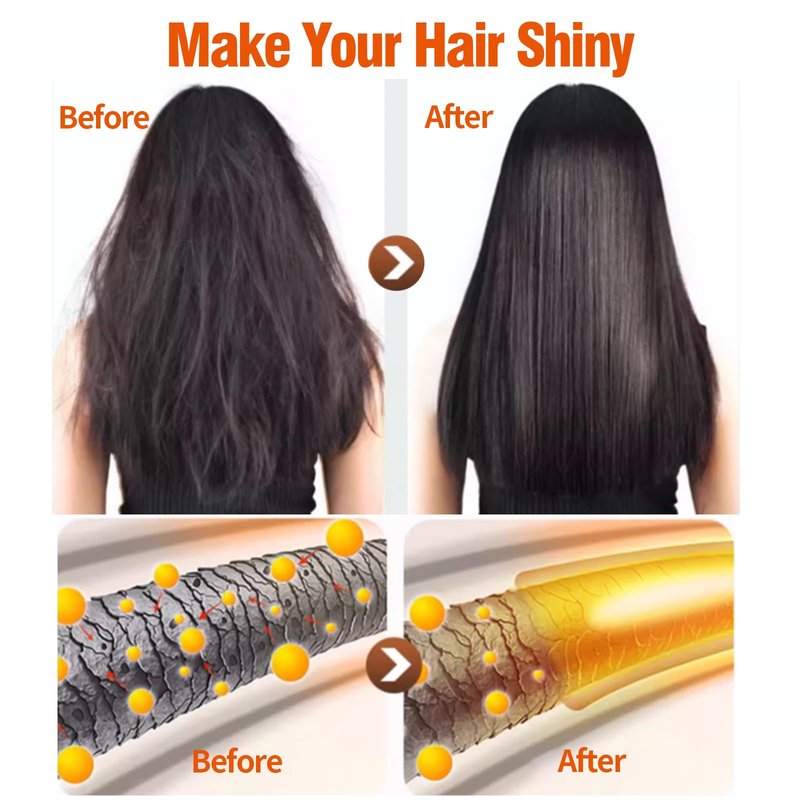 2 Pack Collagen Hair Mask & Keratin Hair Mask,Keratin Hair Treatment,Repair Treatment Deep Conditioning Hair Treatment Mask for Damaged Hair,Hydrating Conditioner with Argan Oil for Dry Hair