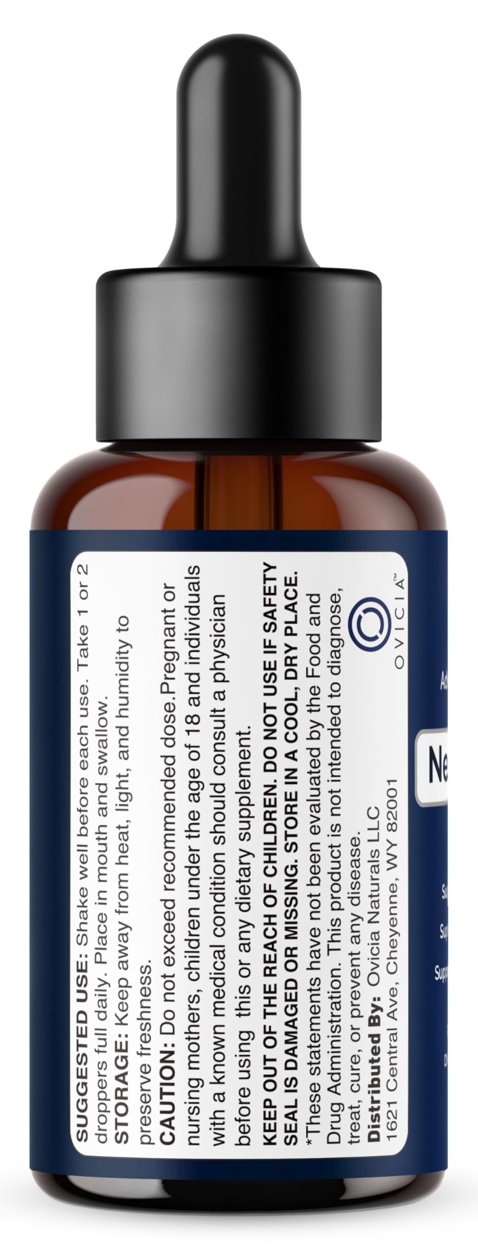 NeuroTyde Drops - Neuro Tyde Support Premium Liquid Advanced Formula, Daily Neurotyde All Natural Ingredients Support Focus Memory for Overall Health & Wellness, 1 Bottle for 1 Month