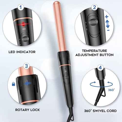 Curling Wand Set 2 Pack