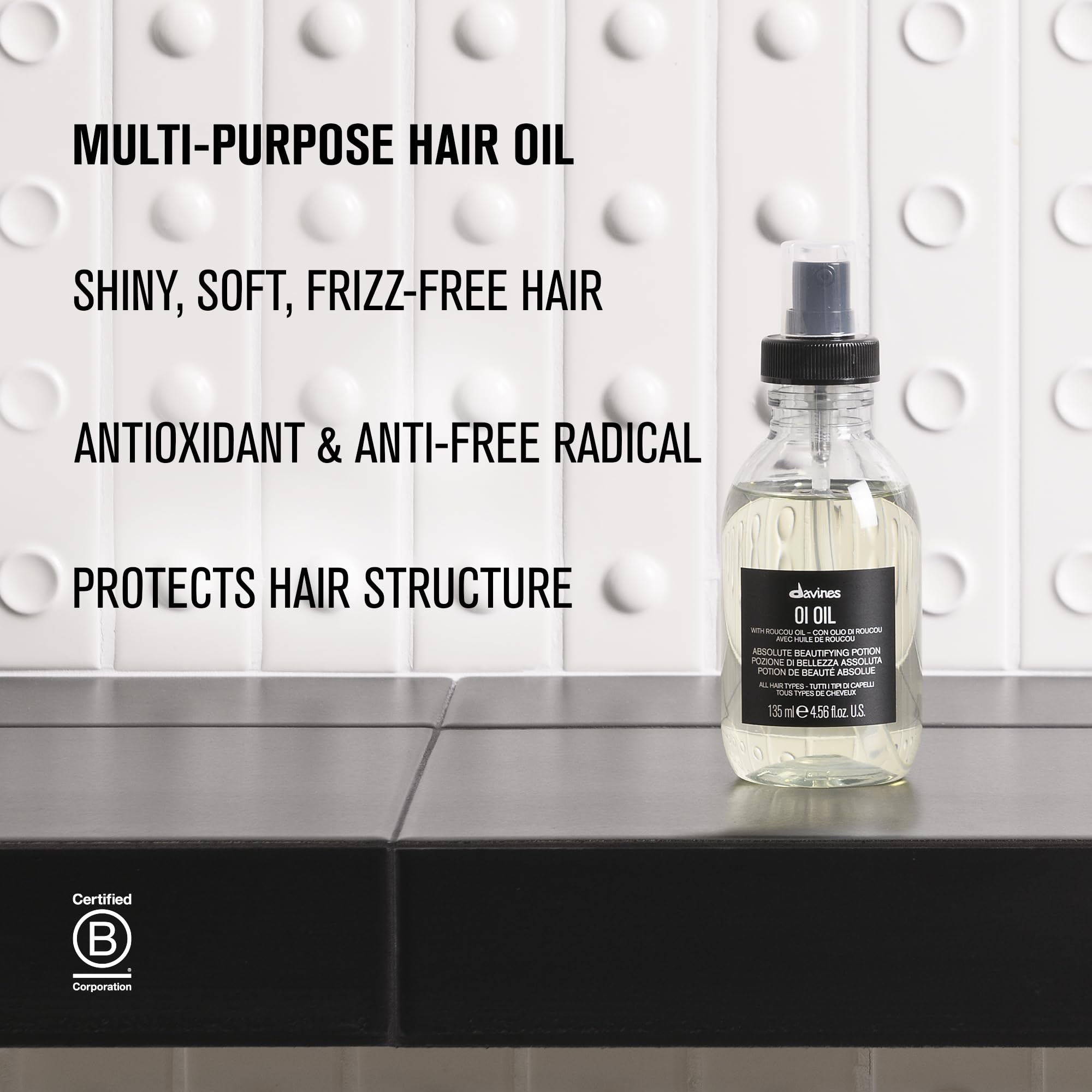 Davines OI Oil Anti-Frizz Multi-Function Hydration for Coarse Dry Hair