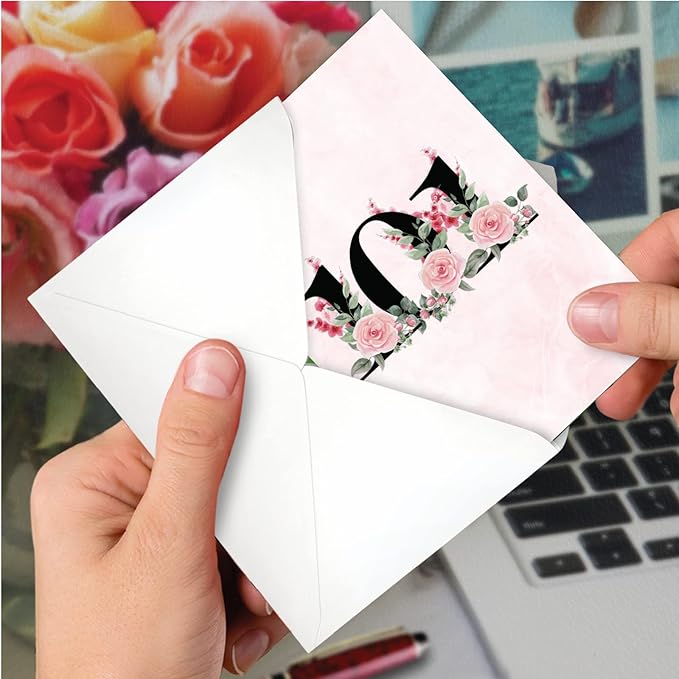 NobleWorks - 101th Milestone Birthday Greeting Card with 5 x 7 Inch Envelope (1 Card) Floral Age 101 C8267MBG