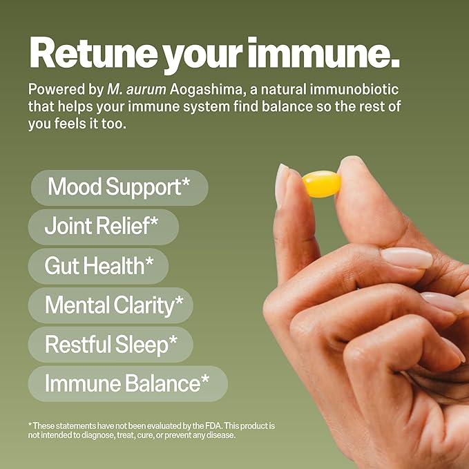 IMMY Immune Supplement for Mood Support and Gut Health, 180 ct. - Supports Joint Relief, Focus & Mood Support, Natural Calming Aid