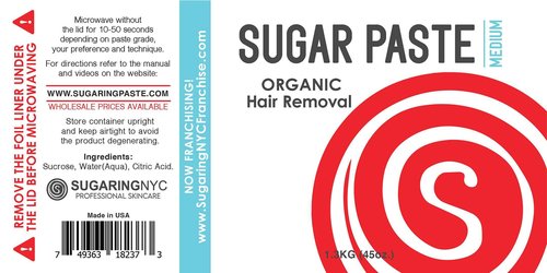 Sugaring Hair Removal Kit - Soft, Medium, Hard Paste Trio Pack - Beginer Set for Sugaring Business