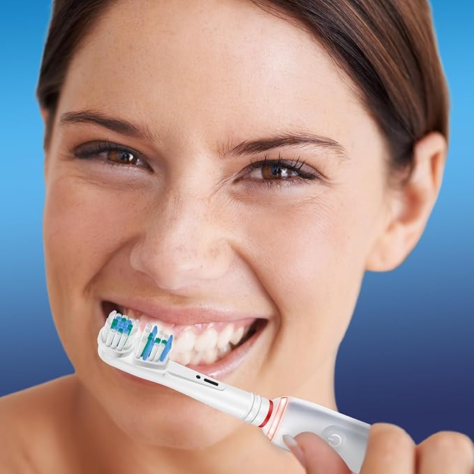 Dual Clean Replacement Brush Heads Compatible with Oral B Vitality Series Electric Toothbrush.8 Count