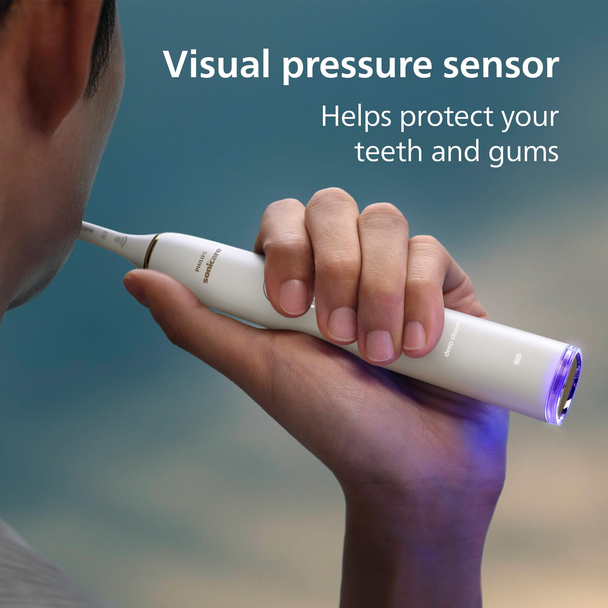 Philips Sonicare DiamondClean Smart 9750 Electric Toothbrush - Sonic Toothbrush with App, Pressure Sensor, 15 Brushing Settings, Replacement Reminder, USB Charging Travel Case, Rose Gold, HX9924/67