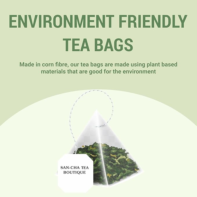 Sancha Tea Boutique, Hibiscus Tea, Caffeine Free Herbal Tisane, 25 Pyramid Bags, Real Hibiscus Flowers, Naturally Sweet & Tart, Perfect Hot or Iced