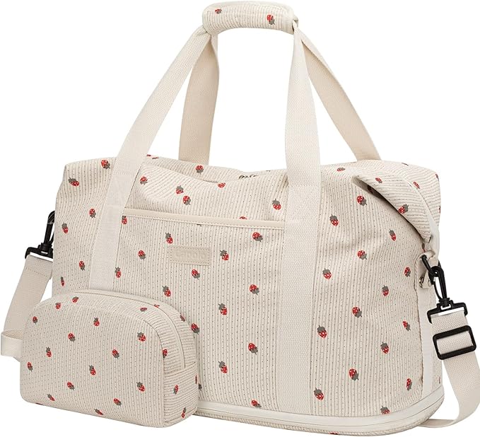 Expandable Travel Duffle Bags Weekender Overnight Bags for Women Men Hospital Bag for Women Labor Delivery with Toiletry Bag Waterproof