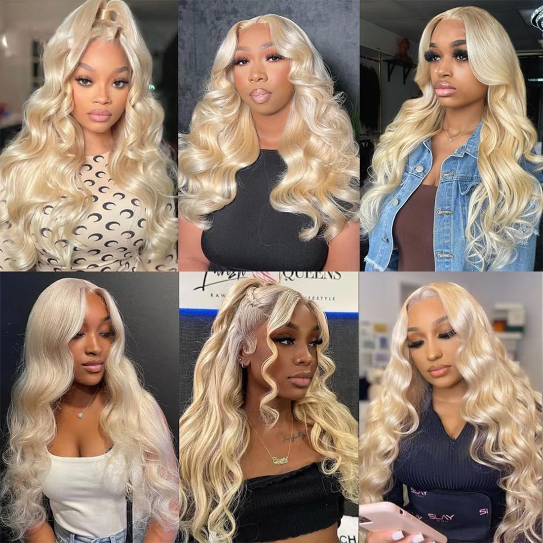 613 Bundles Blonde Human Hair Single Bundle 14 inch 1 Bundle Body Wave 100% Unprocessed 12A Brazilian Virgin 613 Human Hair Bundles 100g One Bundle Tangle-free Wavy Weave