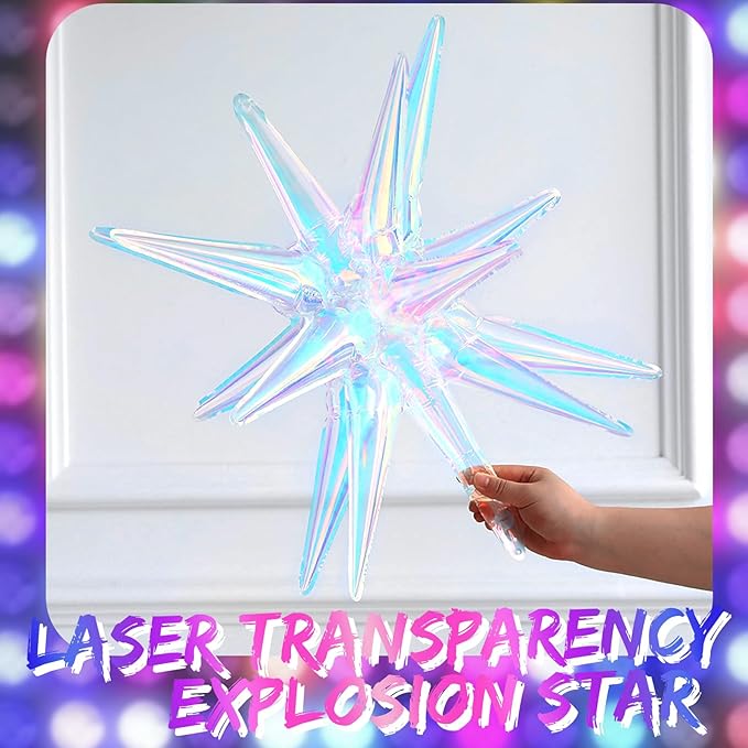 90s Retro Party Balloon Garland Kit,135Pcs Mix Neon Colors Balloon Arch with Radio,Guitar,Roller Skate,Laser Explosion Star,Disco Ball foil Balloons for Back to 80s 90s Rock Theme Party Decorations