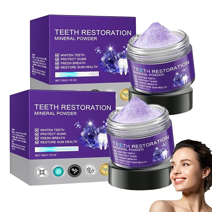 Teeth Restoration Mineral Powder, Mineral Tooth Powder,Professional Oral Care,Protect Teeth and Gums and Solve Oral Problems (2)