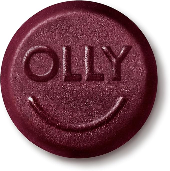 OLLY Glowing Skin Collagen Gummy, Hydrated, Youthful Skin, Hyaluronic Acid, Sea Buckthorn, Chewable Supplement, Berry, 60 Day Supply - 120 Count Pouch