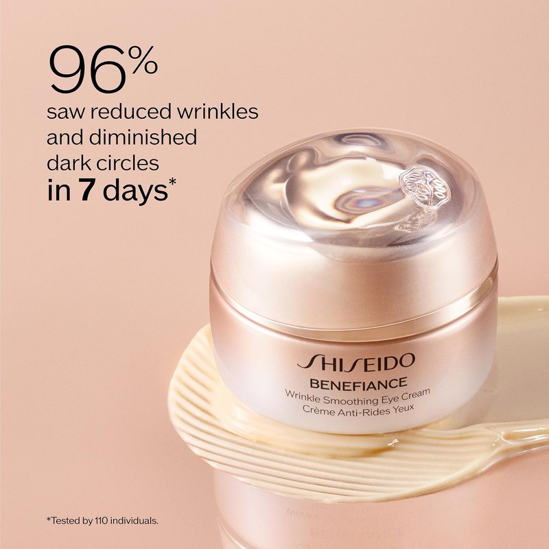 Shiseido Smooth & Hydrate Eye Care Set - Clarifying Cleansing Foam (15mL), Ultimune Power Infusing Serum (10mL), Benefiance Wrinkle Smoothing Cream (30mL) & Eye Cream (15mL) - $145 Value