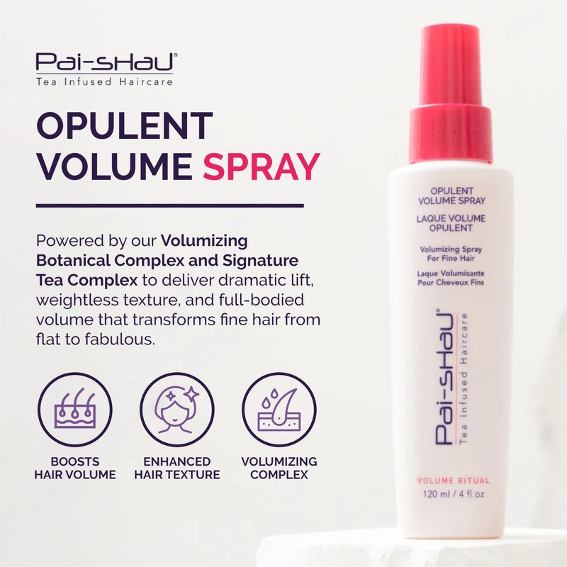 Pai-Shau - Opulent Volume Root Lift Spray, Adds Lift & Texture to Fine Hair