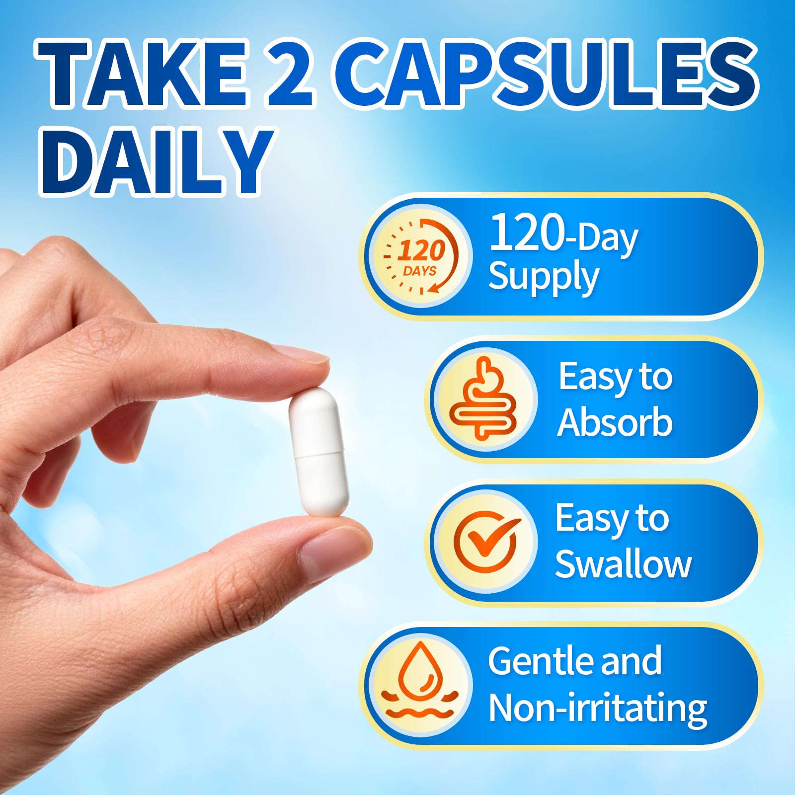 3 Pack Triple Magnesium Complex - Magnesium Glycinate 400mg, Malate, Citrate, High Absorption Chelated Magnesium Supplement