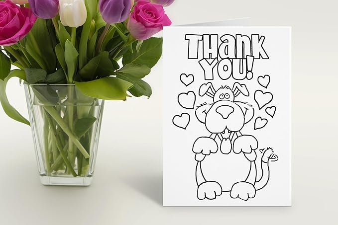 Stonehouse Collection | Kids Color-In Greeting Cards for All Occasions | Birthday, Thank You, Christmas, Halloween, Thanksgiving, Valentine's Day | Fun & Creative DIY Cards for Children (Holiday Assorted)