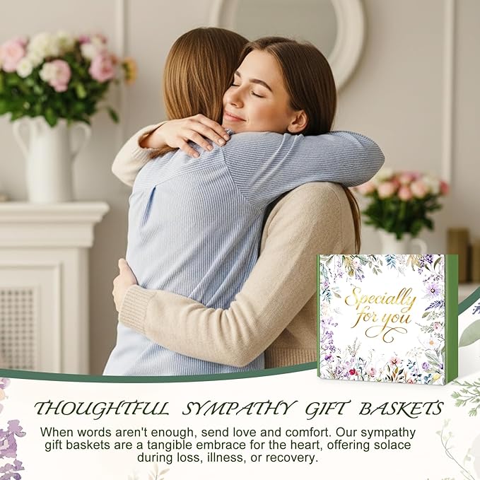 Valentines Day Gifts for Her Mom Wife, Birthday Gifts for Women Spa Care Package, Get Well Soon Gift Baskets Thinking of You Sympathy Gift Box for Friend, Sister, Wife