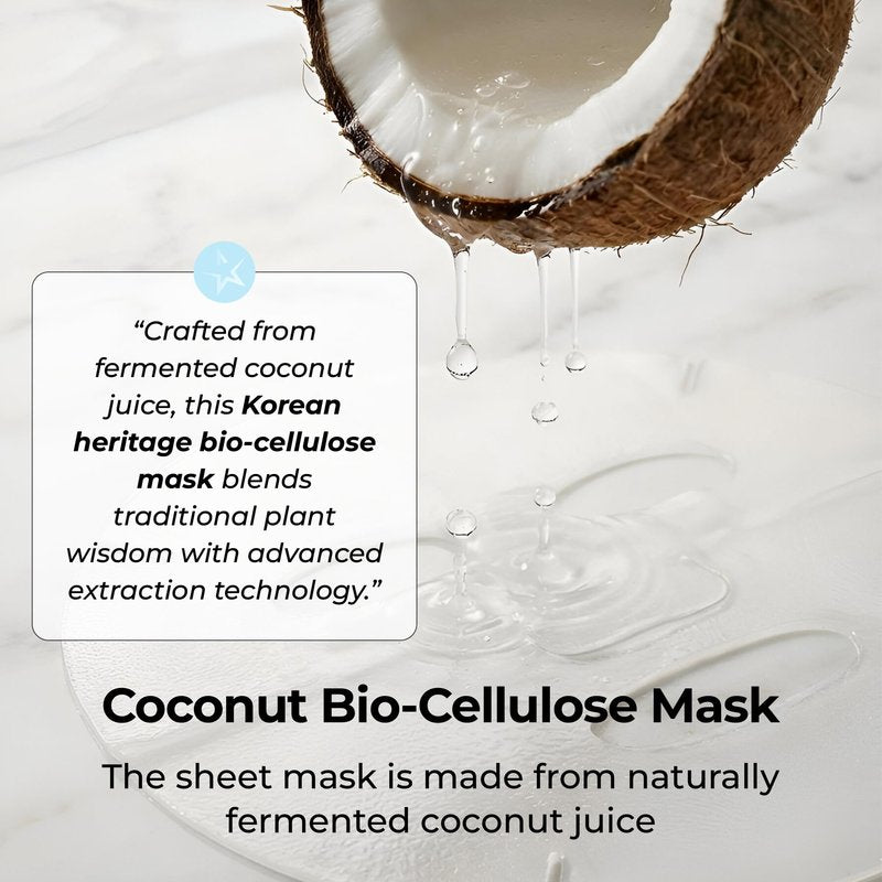 STARSKIN Hydrating Face Mask, Bio-Cellulose & Probiotics, 3+1 Pack, Deep Hydration & Nourishing, Revitalizing & Anti-Aging, Glass Skin, Cooling, Moisturizing, Korean Face Mask, Red Carpet Ready