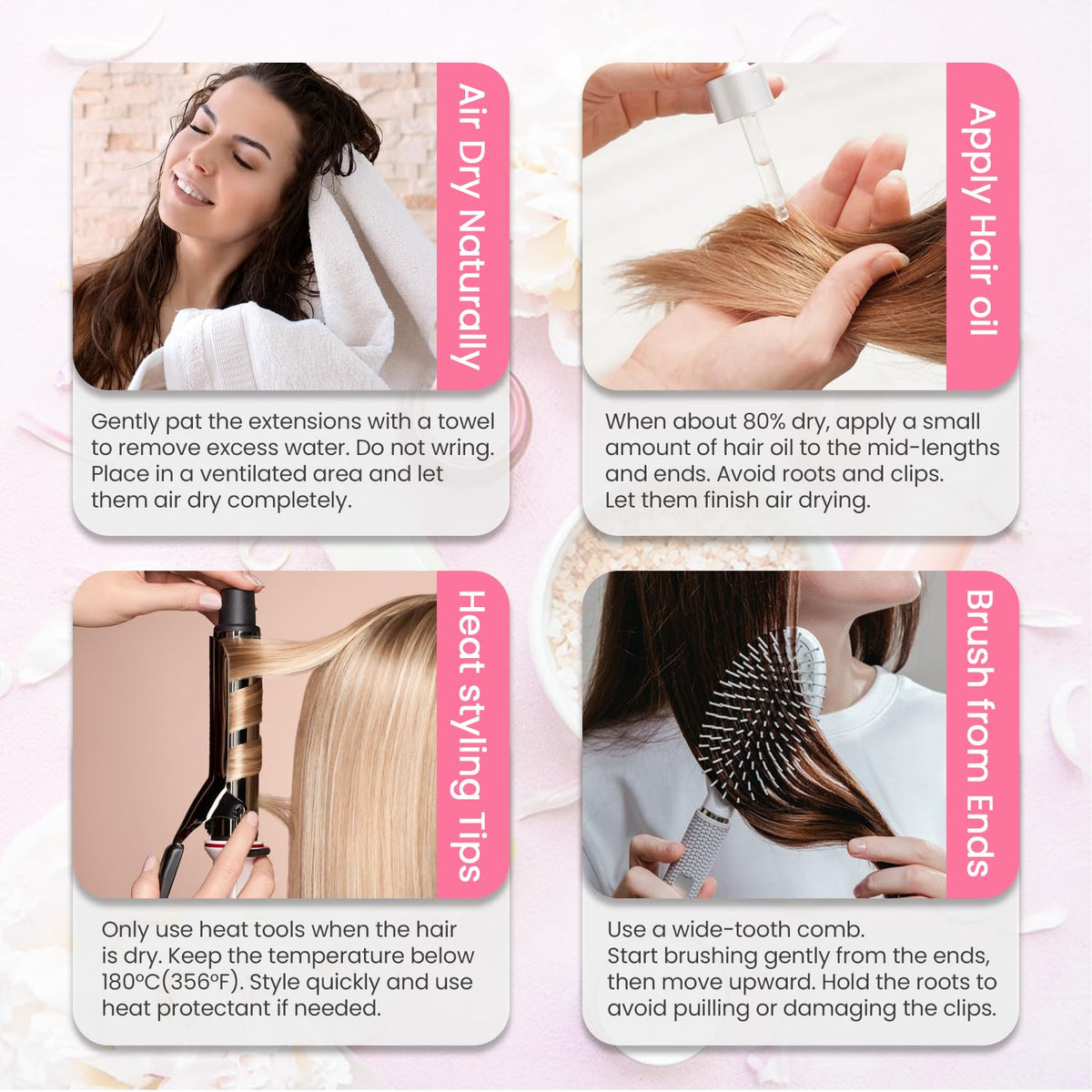 Aison Clip In Extensions Real Human Hair Balayage 75G Medium Brown to Blonde 100% Remy Human Hair Straight for Women 7pcs 16clips (15 Inch #4P613)