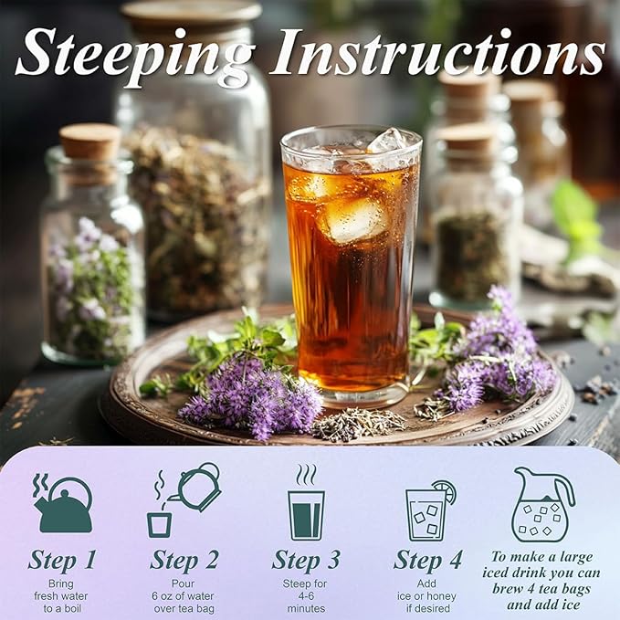 WT WEETEE Valerian Root Tea Bags, Made with Pure Valerian Root (Valeriana), 50 Count Earthy/Woody Herbal Tea Bags, Naturally Caffeine-free