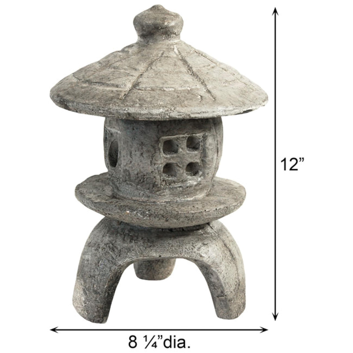 Solid Rock Stoneworks Small Round Pagoda- PreAged