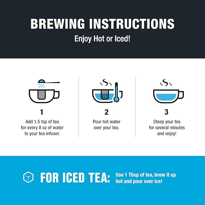 Tiesta Tea - Pear Reverie Tea, Loose Leaf, White Pear Herbal Tea, Premium Low Caffeine Tea Blend, Make Hot or Iced & Up to 200 Cups, 16 oz Resealable Bulk Pouch