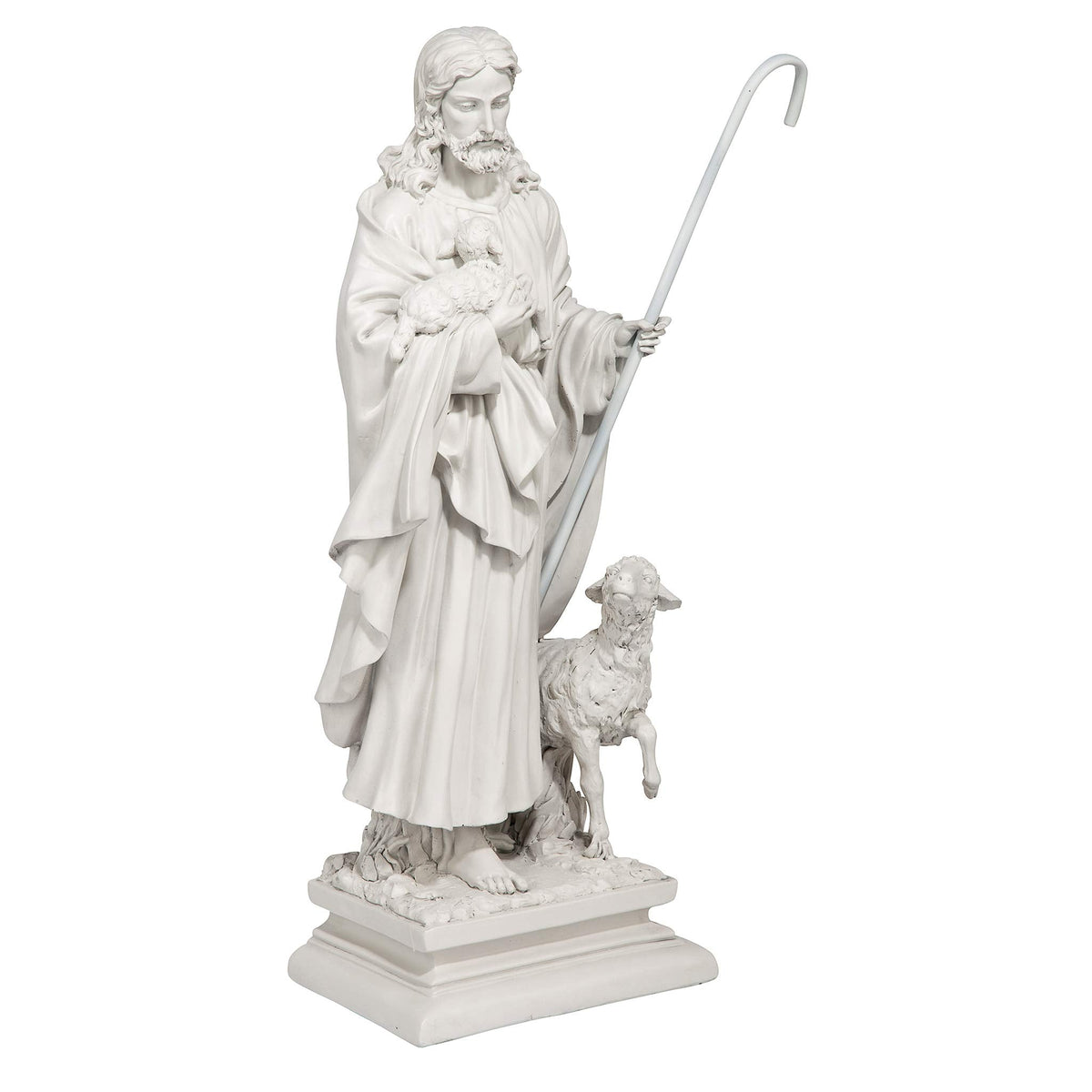 Design Toscano Jesus, The Good Shepherd Garden Statue: Large
