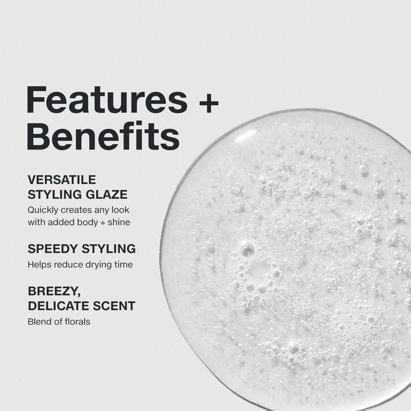 Paul Mitchell Super Sculpt Styling Glaze, Flexible Hold, Lasting Memory + Shine, For All Hair Types, 16.9 fl oz