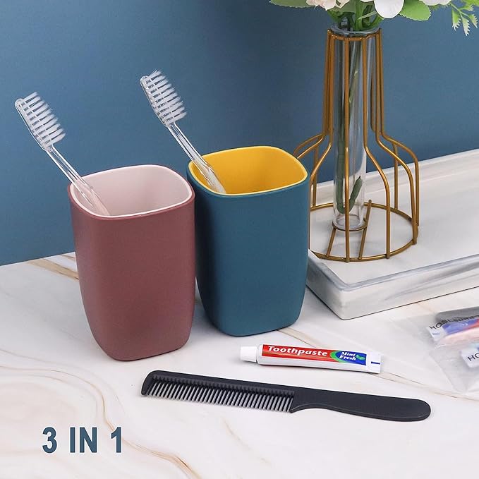 200 Pack Disposable Toothbrushes with Toothpaste and Comb for Homeless Individually Wrapped,10g Travel Toothpaste,7inch Black Hair Comb,Soft Bristle Toothbrush for Hotel,AirBnb,Shelter,Charity
