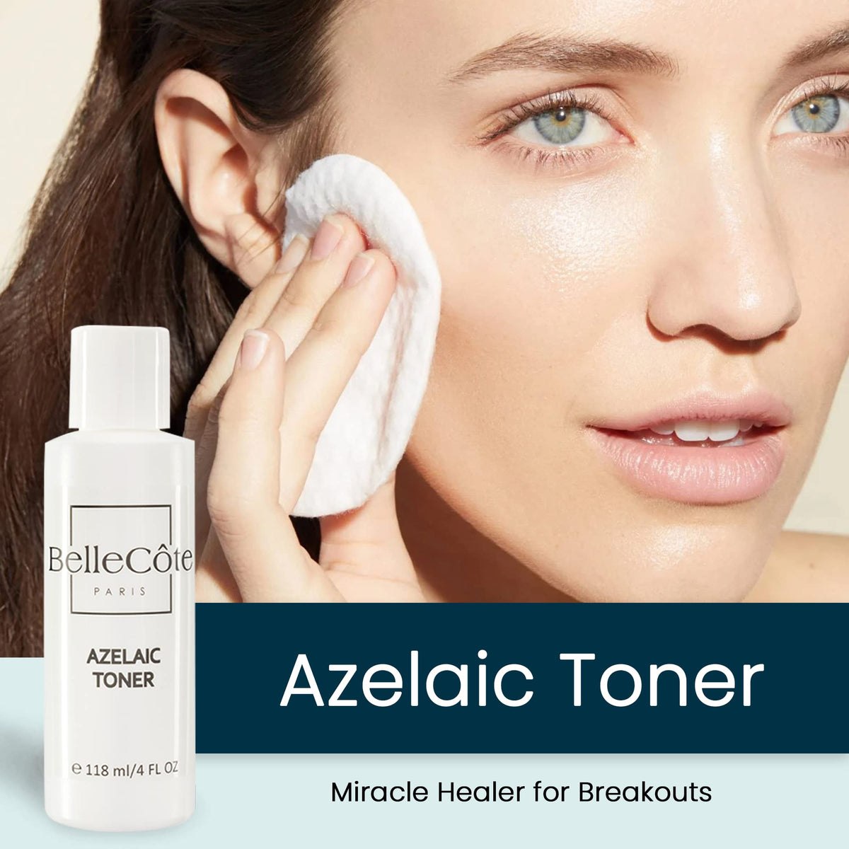 Azelaic Acid Acne Treatment Toner -10% Azelaic + 2% Salicylic Acid Serum for Face - Rosacea & Blackhead Care Best Acne Treatment for Women - Oil Control for Clear Skin - 4oz