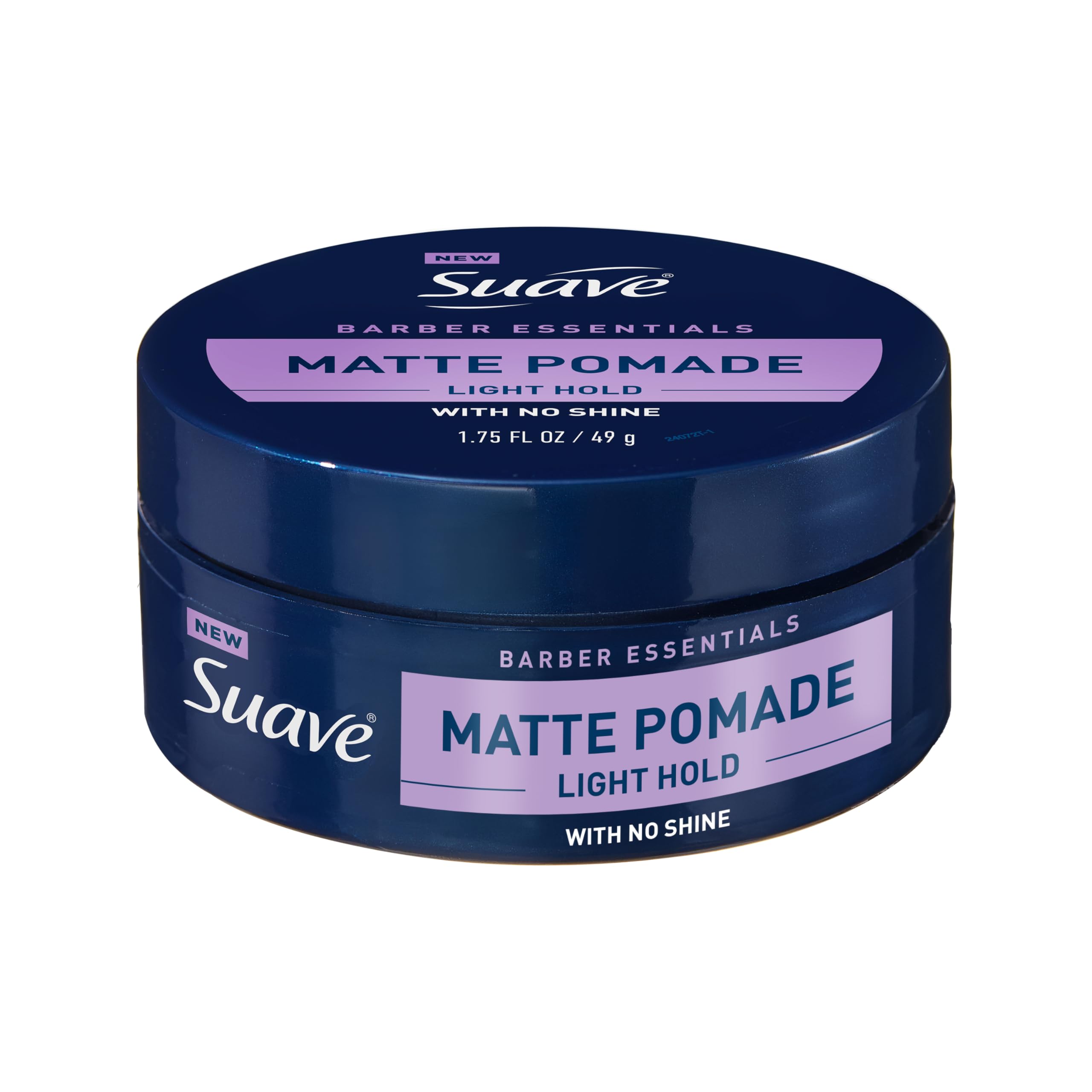Suave Hair Pomade for Men Barber Essentials Styling, Light Hold and No Shine, For Enhancing Hair Shape and Reducing Frizz, 1.75 oz
