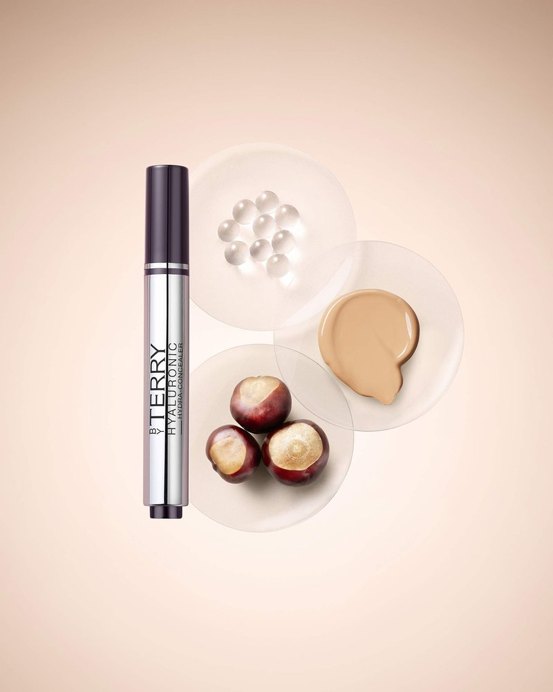 By Terry Hyaluronic Hydra-Concealer | Cream Concealer | 600 Dark | Skincare-Based, Vegan Formula | Brightens & Protects | 6.3g (0.22 oz)