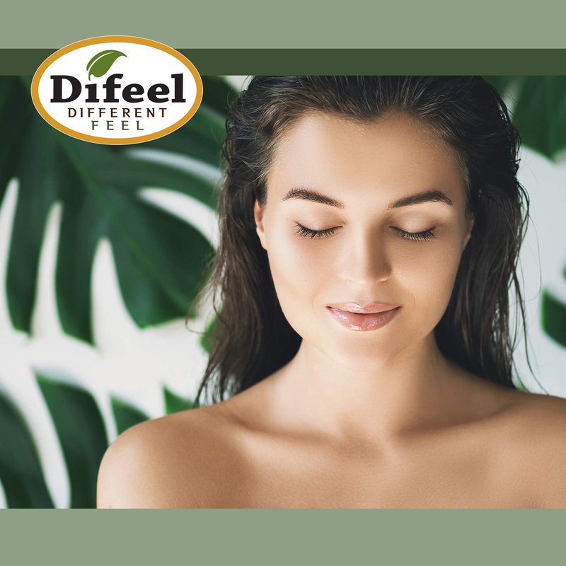 Difeel Premium Natural Hair Oil Peppermint Oil 7.1 Ounce (3-Pack)