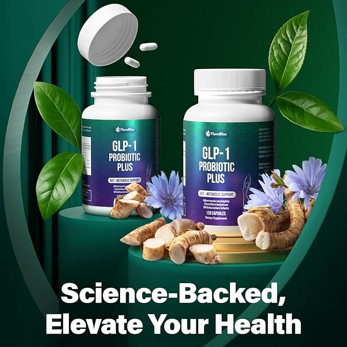 120 Probiotic Capsules - 900 Million AFU of Akkermansia, Clostridium, Bifidobacterium | with Chicory Inulin, Green Tea Extract | Vegan, Non-GMO, Gluten-Free