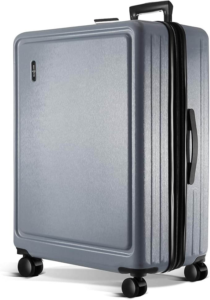 TRAVELARIM 28 Inch Luggage with Spinner Wheels, Hard Shell Suitcase with TSA Locks for Luggage, Travel Large Suitcase, Expandable Hard Shell Suitcases, Grey